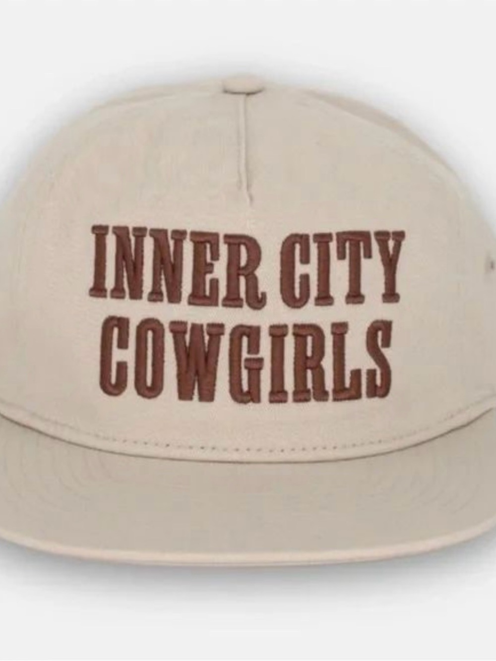 ANTHROPOLOGIE NWOT INNER CITY COWGIRL TRUCKER HAT